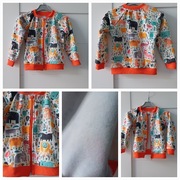 Nowy sweterek bomberka zapinana na zamek rozmiar 98 cm unisex