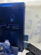 PlayStation 2 Ocean Blue Ps2 Fat Limited Edition Box Complete