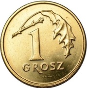 1 grosz 2013 – Polska - III RP - z woreczka menniczego