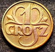 1 grosz 1931 r, piękny stan