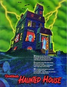 FLIPPER PINBALL "Haunted House" 1982 r. Gottlieb 3 poziomy, 8 łapek!