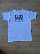 Koszulka I Love My super hot beautiful girlfriend so please stay away shirt