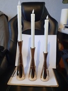 Swiecznik boltze metal 3szt 