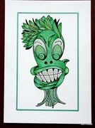 Rysunek abstrakcyjny  nieoprawione