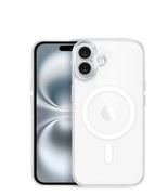 Etui do iPhone 16 Plus, magsafe, przeźroczyste 