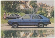 FSO POLONEZ - pocztówka reklamowa PRL