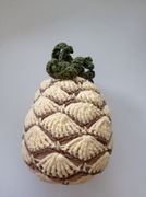 owoce i warzywa na szydełku Amigurumi - ananas