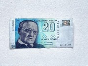 Banknot 20 marek Finlandia Markkaa 1993