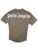 Beżowa koszulka Palm Angels nadruk