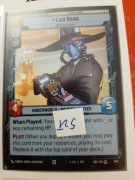 Star Wars Unlimited - SEC- CAD BANE #544 (SPECIAL)! TANIO !!!