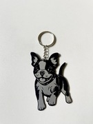 Breloczek do kluczy buldog francuski 