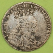 Polska August III 18 groszy 1755 E-C