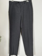 Eleganckie spodnie Balmain L proste wełna 50% szare