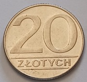 20 zł złotych 1990 r. ładna