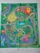 Mata filcowa do zabawy - na wsi 80x70 cm