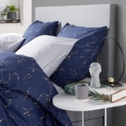 Pościel KRONBORG of DENMARK 160x200 cm JYSK seria GOLD 100% BAWEŁNA