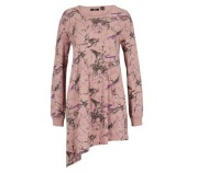 Długa asymetryczna bluza tunika, bawełna 40/42/44 