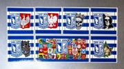 Vlepki 8x8 oraz 8x16, Lech Poznań + gratisy