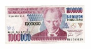TURCJA 1000000 LIRASI 1995 P209 10523