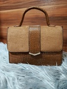 Torebka kuferek kawa.