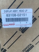 Wyświetlacz HEAD UP HUD Toyota 83108-02151 display