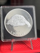Kermadec wyspy (Nowa Zelandia) 1 Dollar 2014 ŻÓŁW