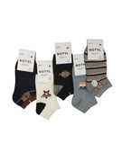 5x Skarpety Dziewczęce Stopki Bawełniane 