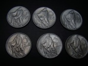 Zestaw monet 5 zł Rybak - komplet