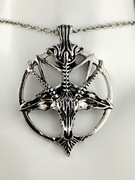 NOWY Naszyjnik wisiorek pentagram