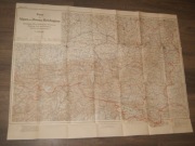 Stara niemiecka mapa Alpy 1943 Rok