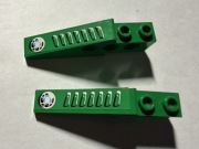 LEGO TECHNIC SLOPE 6x1x1 2/3 ZIELONE P+L  2744pb012L 2szt.
