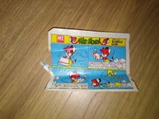 Historyjka obrazkowa komiks z gumy balonowej Fix und Foxi lata 80