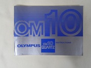 OLYMPUS OM10 obszerna instrukcja   