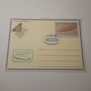 Niemcy 2001 - Kartka Pocztowa + Znaczek Bordsieger Marke Zeppelin LS 33