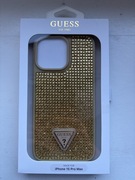 Guess Rhinestones Metal Logo iPhone 15 Pro Max.