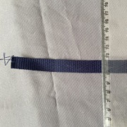 Wstążka tasiemka rypsowa granatowa dekoracyjna ozdobna 15 mm 5m