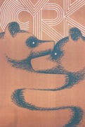 Rzadki plakat „Cyrk (dwa niedźwiedzie)”, Wiktor Górka, offset, 1971, Polska