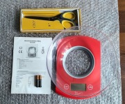 Waga Kuchenna z Misą 5KG KS-5238 + Nożyczki Tetis + Ściągaczki 2szt