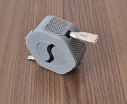 Zwijany organizer do kabli kolor szary