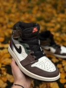 Jordan 1 Retro High OG Hand Crafted brązowe jordany