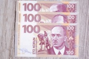 100 Koron Czechosłowacja zestaw projektu Mateja Gabrisa 2018 r UNC