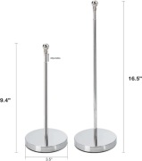 Domowy Regulowany Uchwyt Do Flagi Stalowy Szklana Podstawa