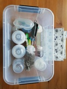 Zestaw akcesoria dla niemowlaka, butelka LOVI