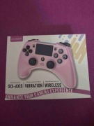 Rozowy pad bezprzewodowy DYONDER PS4 PC