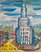 Paweł KLUZA - obraz akrylowy "WARSZAWA WOLA" - ORYGINAŁ