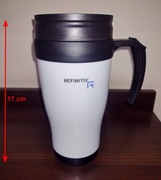 Kubek termiczny z pokrywką Refinitiv – 400 ml (Nowy)