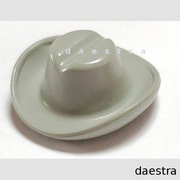 LEGO 3629 KAPELUSZ figurka kowboj Western zestawy od 1980 r j.szary/LG OLD 