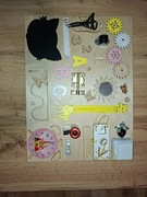 Tablica manipulacyjna sensoryczna montessori