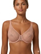 TRIUMPH lace spotlight biustonosz miękki na fiszbinie morelowy 75D