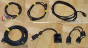 Zestaw kabelków DVI HDMI VGA USB